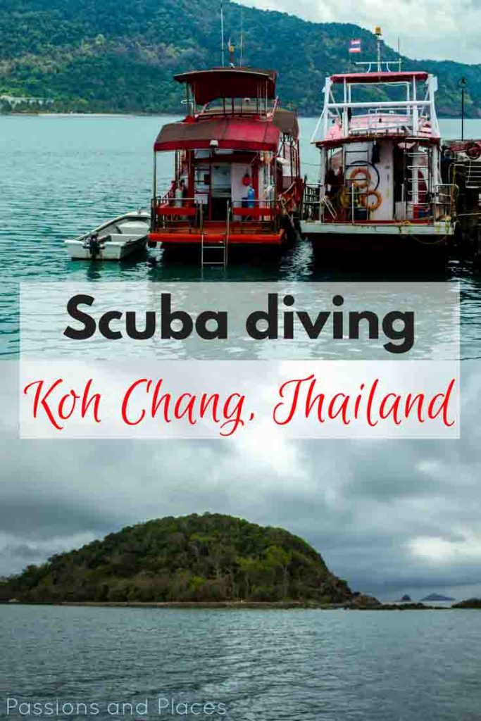 Koh Chang may not be the top spot for diving in Thailand, but this huge island has a lot to offer. After visiting Koh Tao to do a PADI open water diving certification five years ago, Koh Chang was a great place to get back into scuba. It’s known for wreck diving, but the waters are also full of tropical fish and colorful coral accessible to divers of all levels.