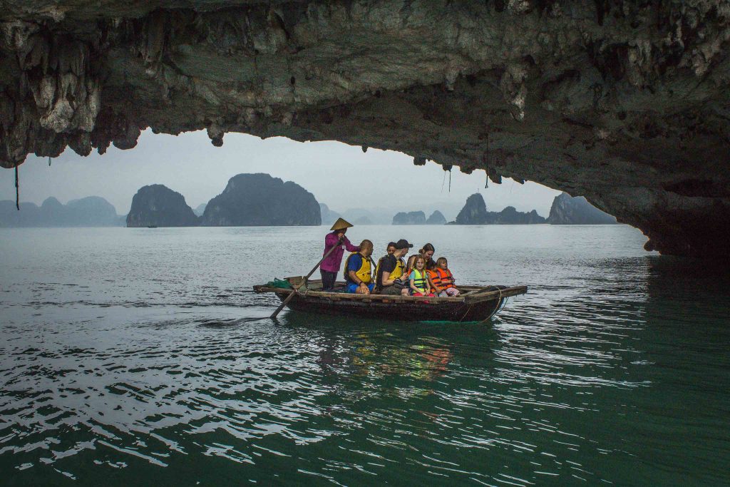 Halong Bay is the most iconic attraction in Vietnam, but it’s also famously overcrowded and heavily polluted. For a more peaceful and sustainable trip, consider taking a Bai Tu Long Bay cruise instead. The Dragon Legend cruise is intimate, luxurious, and it’ll take you through some truly jaw-dropping scenery. #Vietnam #HalongBay #BaiTuLongBay